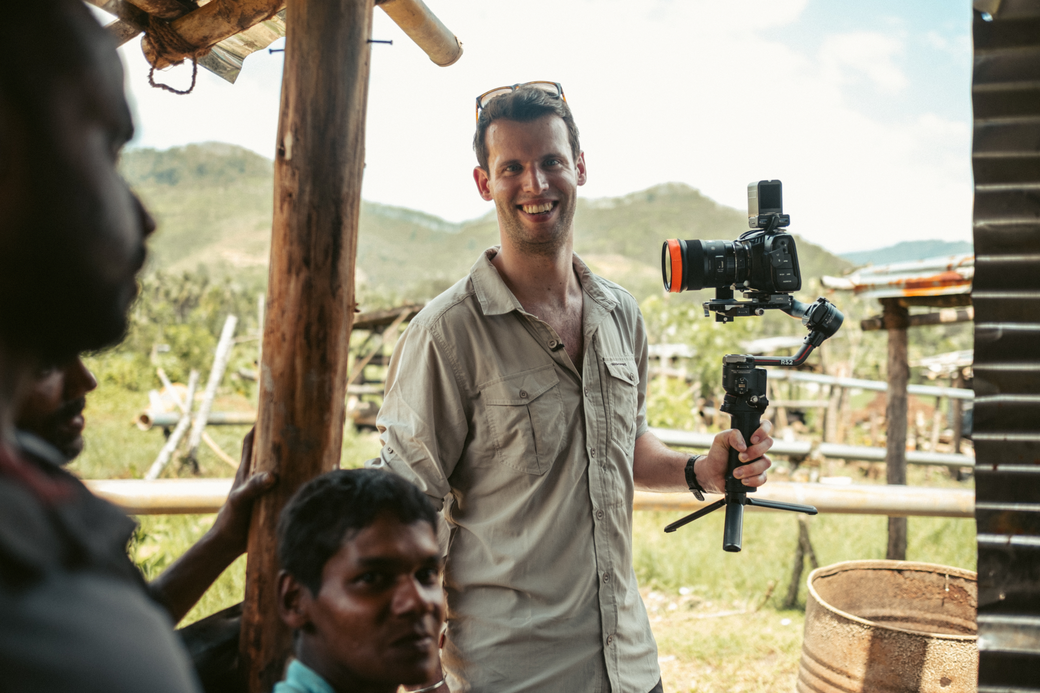 Founder Samuel Stirrat at the mine in Ratnapura, January 2022