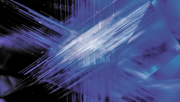 Rutile needles in Sapphire