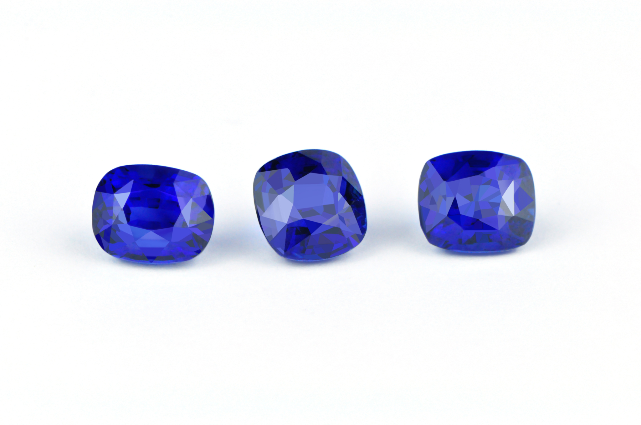Cushion Cut Sapphires