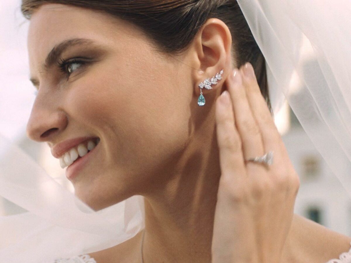 Blackacre detachable vine earrings