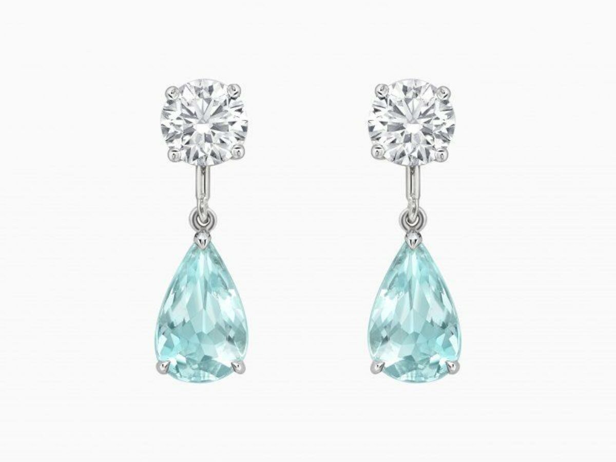 Round studs with paraiba Website