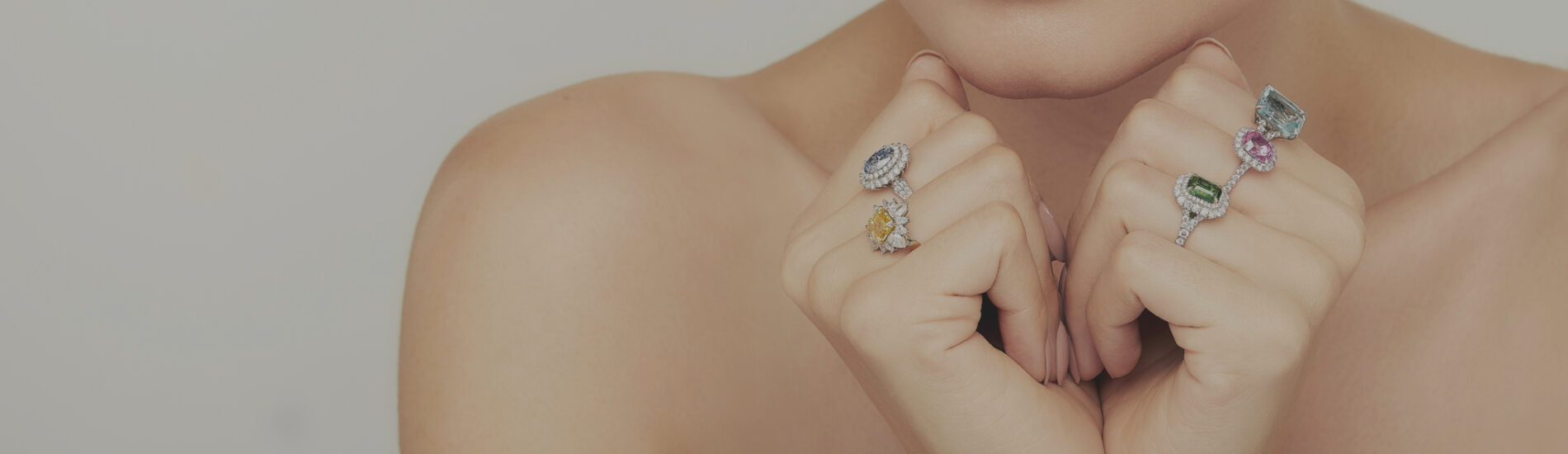 Selection of Gemstone Engagement Rings