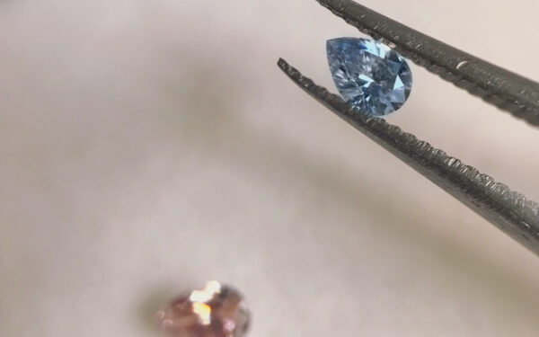 Blue and Pink Diamonds