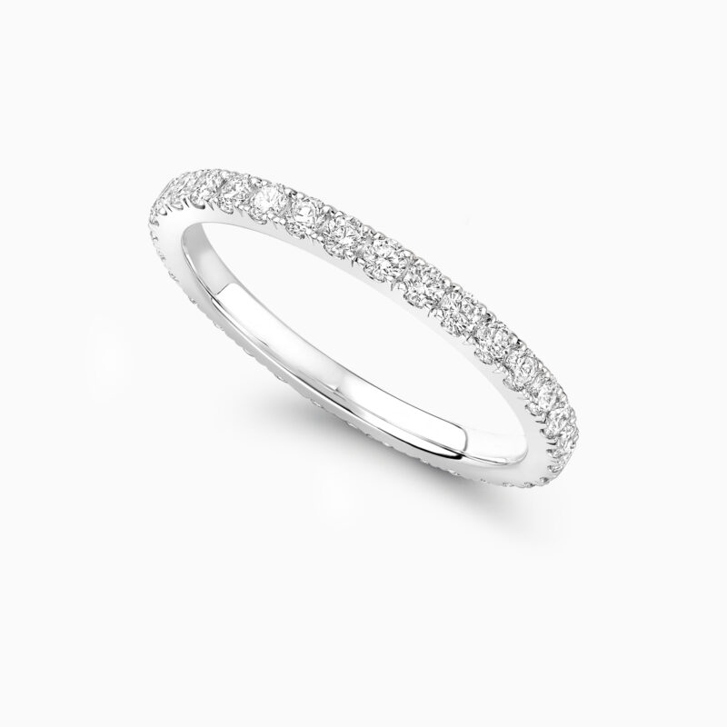 Eternity Ring Platinum 1.8mm - Perspective