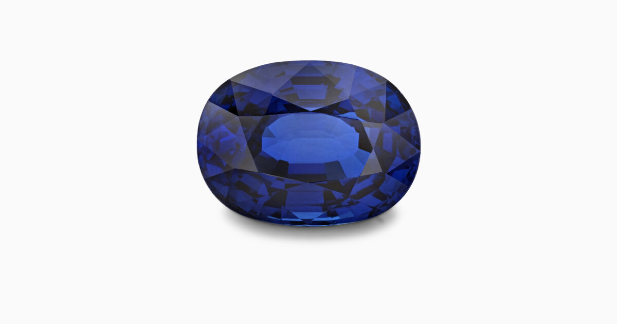 5.08ct Royal Blue Oval Sapphire