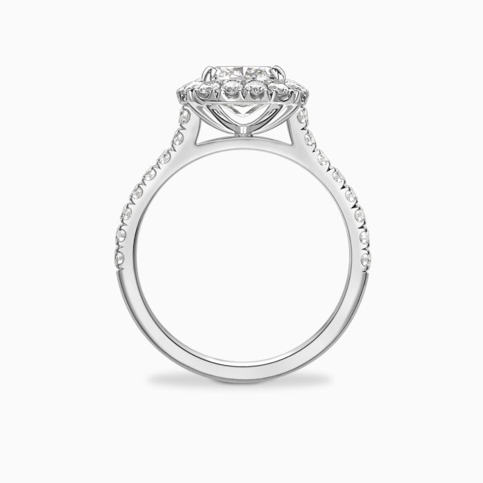 Cushion cut ring setting shop