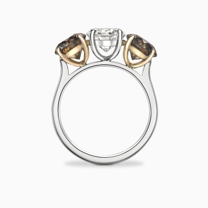 The Peak Brown diamond trilogy engagement rings Blackacre